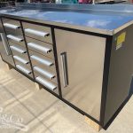 10 Drawer Stainless Steel Work Bench