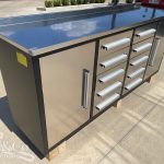 10 Drawer Stainless Steel Work Bench