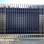 Set of 24 Wrought Iron Style Fence Panels