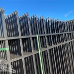 Set of 24 Wrought Iron Style Fence Panels