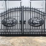 Set of 2 Small wrought Iron Style Gates