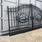 Set of 2 Small wrought Iron Style Gates
