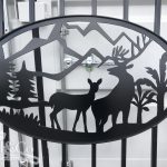 Set of 2 Small wrought Iron Style Gates