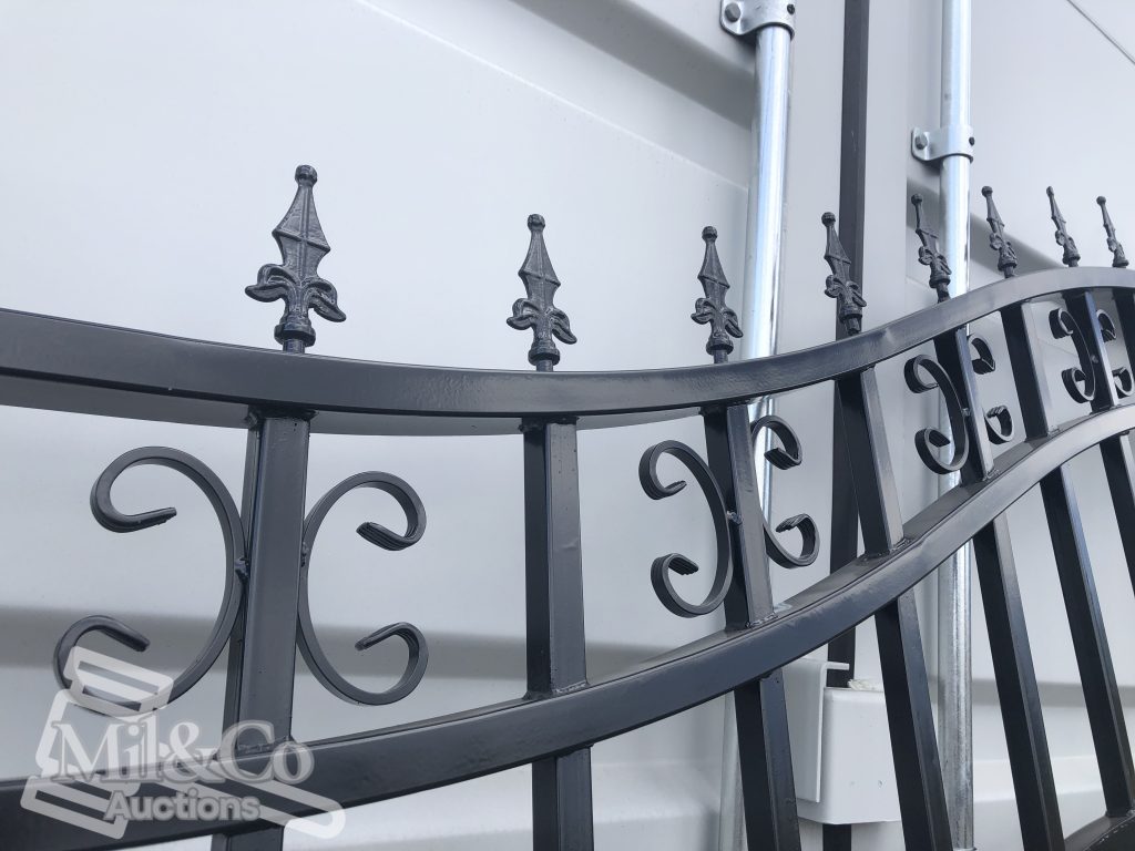 Set of 2 Small wrought Iron Style Gates