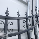 Set of 2 Small wrought Iron Style Gates