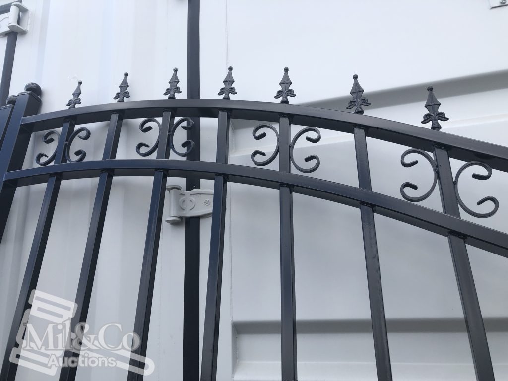 Set of 2 Small wrought Iron Style Gates