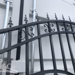 Set of 2 Small wrought Iron Style Gates