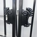 Set of 2 Small wrought Iron Style Gates
