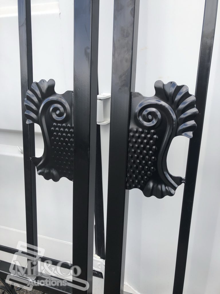 Set of 2 Small wrought Iron Style Gates