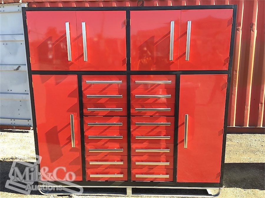 16 Drawer Workshop Storage Cabinet