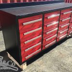 20 Drawer Workshop Bench