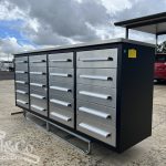 20 Drawer Stainless Steel Work Bench