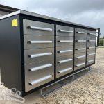 20 Drawer Stainless Steel Work Bench