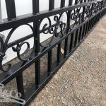 Set of 2 Large Wrought Iron Style Gates
