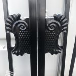 Set of 2 Large Wrought Iron Style Gates