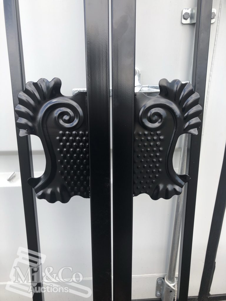 Set of 2 Large Wrought Iron Style Gates