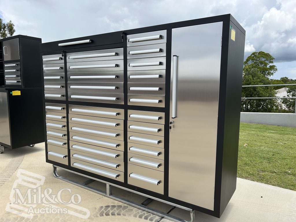 35 Drawer Stainless Steel Tool Storage Chest