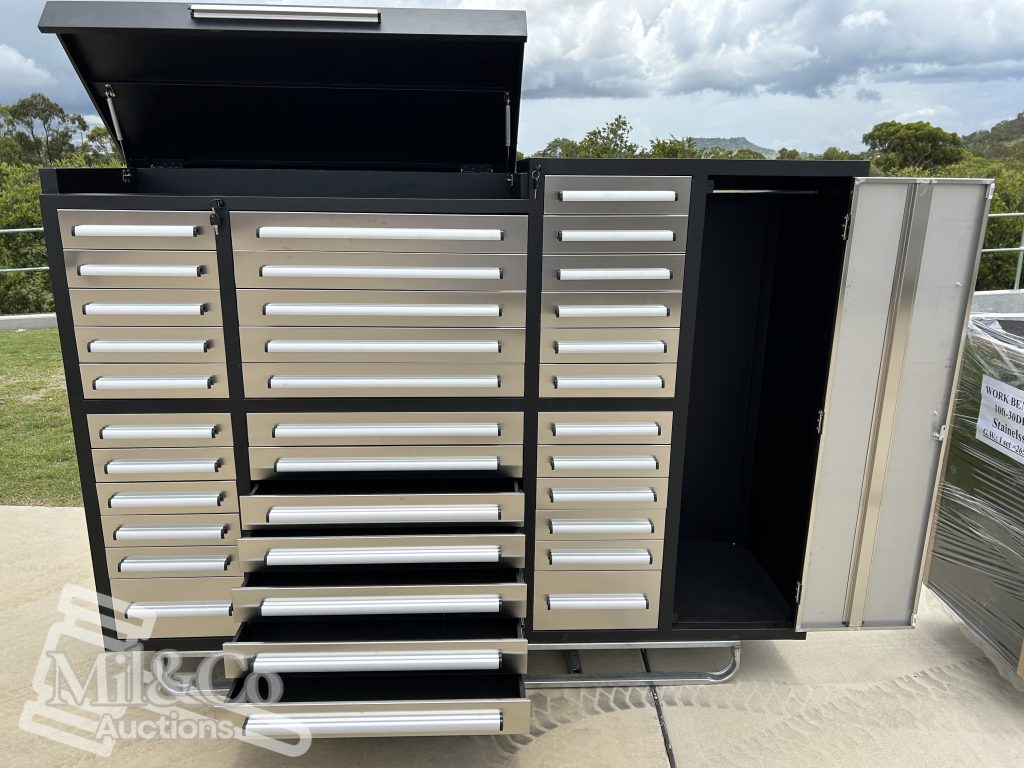 35 Drawer Stainless Steel Tool Storage Chest