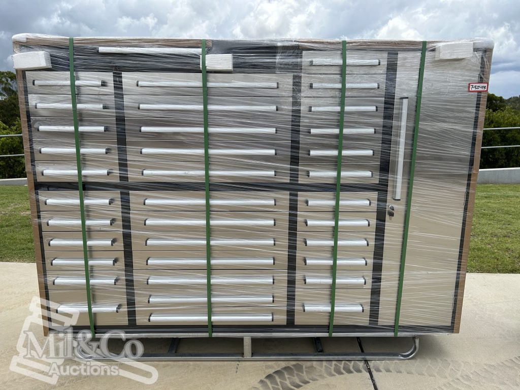 35 Drawer Stainless Steel Tool Storage Chest
