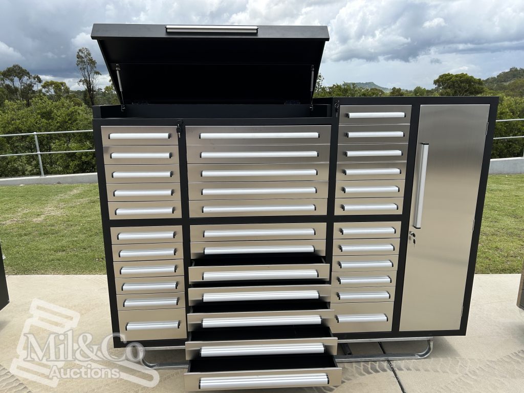 35 Drawer Stainless Steel Tool Storage Chest