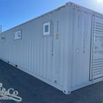 40ft Deluxe Accommodation Container Modules exterior corner
