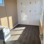 40ft Deluxe Accommodation Container Modules interior end wardrobe