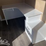 40ft Deluxe Accommodation Container Modules interior bedroom desk corner