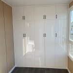 40ft Deluxe Accommodation Container Modules interior bedroom wardrobe