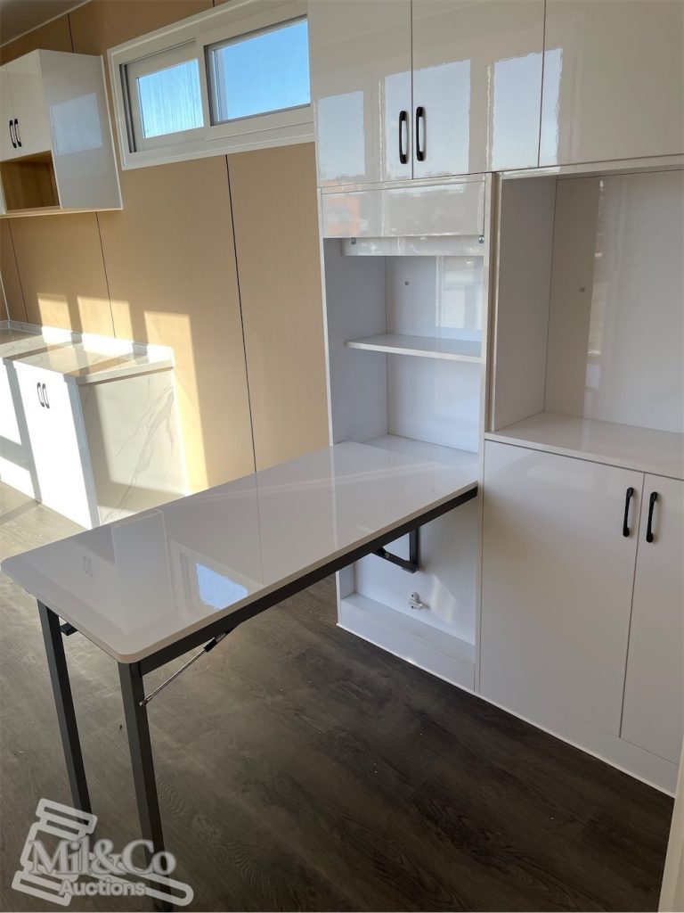 40ft Deluxe Accommodation Container Modules interior dining area