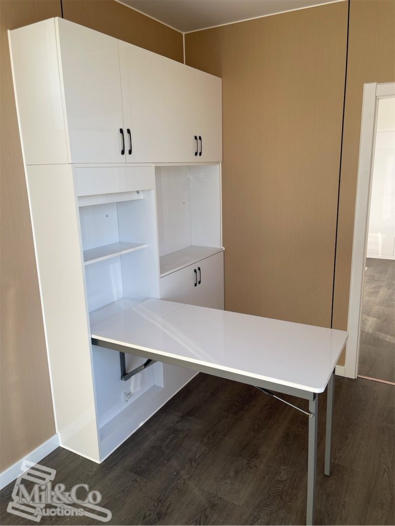 40ft Deluxe Accommodation Container Modules interior dining area