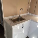 40ft Deluxe Accommodation Container Modules interior kitchen sink