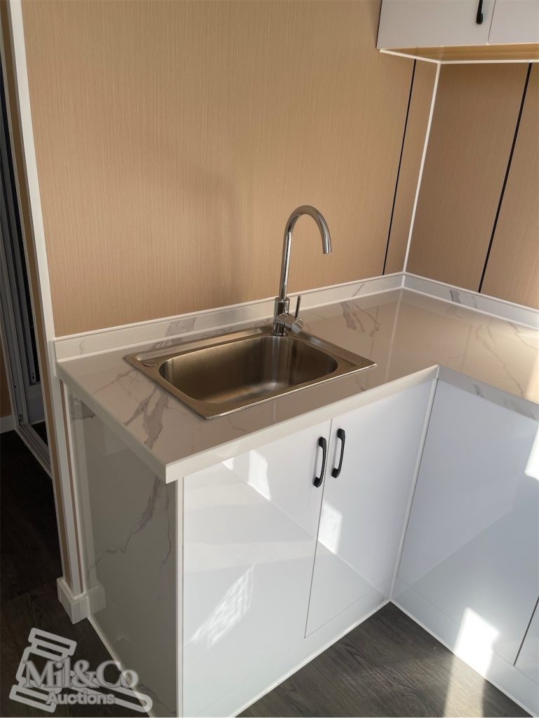40ft Deluxe Accommodation Container Modules interior kitchen sink