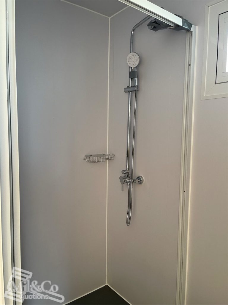 40ft Deluxe Accommodation Container Modules interior bathroom shower