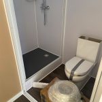 40ft Deluxe Accommodation Container Modules interior bathroom toilet and shower