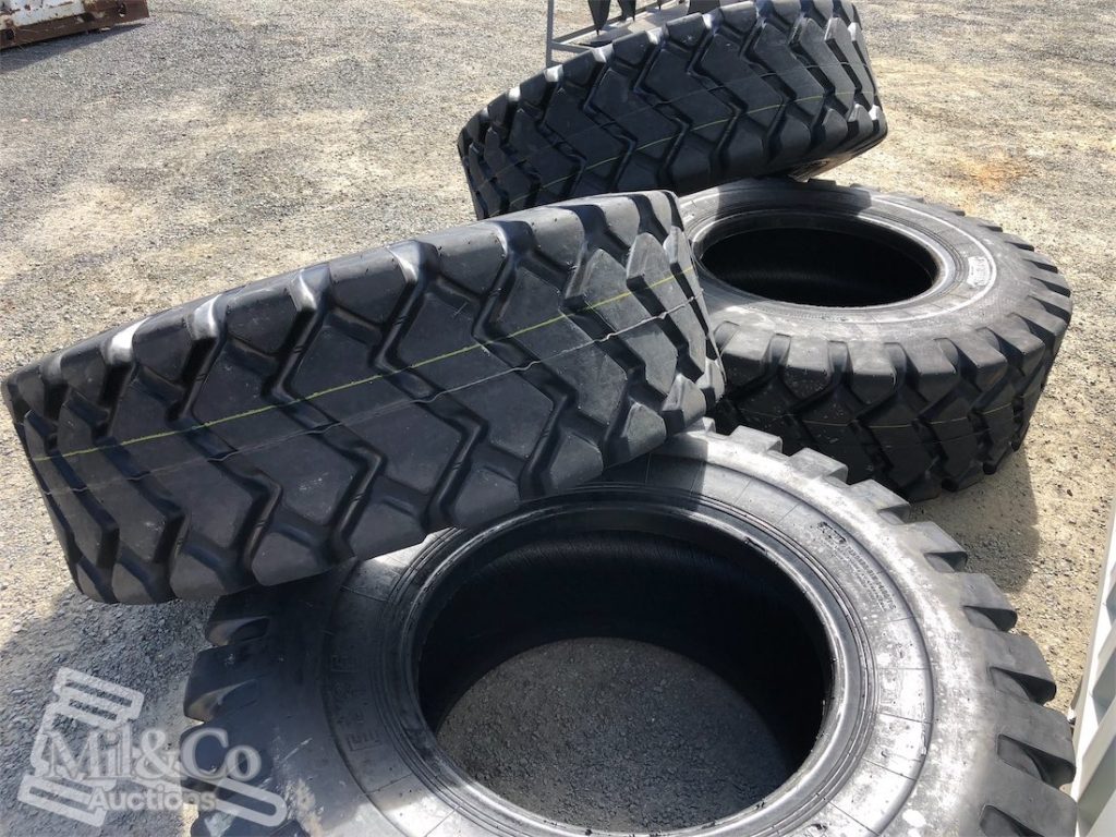 17.5-25 earthmoving tire set of 4