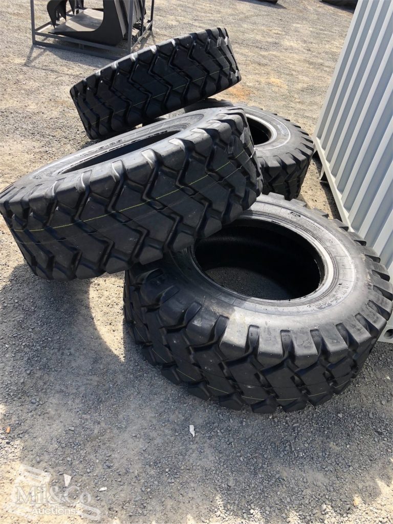 17.5-25 earthmoving tire set of 4