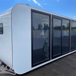6m Open Plan Multi-Purpose Pod exterior front corner