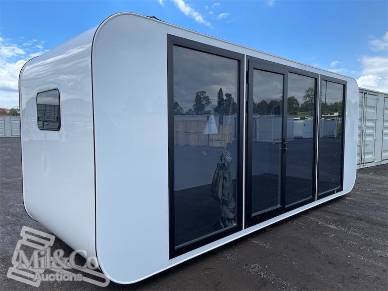 6m Open Plan Multi-Purpose Pod exterior front corner