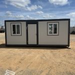 6m Accommodation/Office Block exterior front