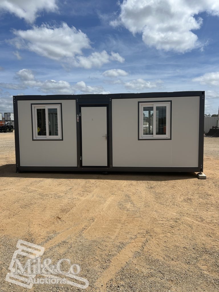 6m Accommodation/Office Block exterior front