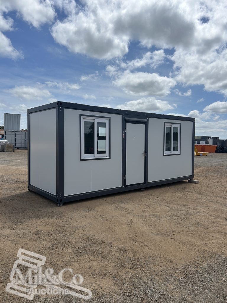 6m Accommodation/Office Block exterior front