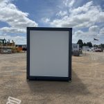 6m Accommodation/Office Block exterior side