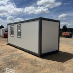 6m Accommodation/Office Block exterior rear