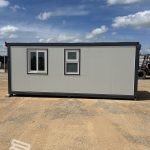 6m Accommodation/Office Block exterior rear