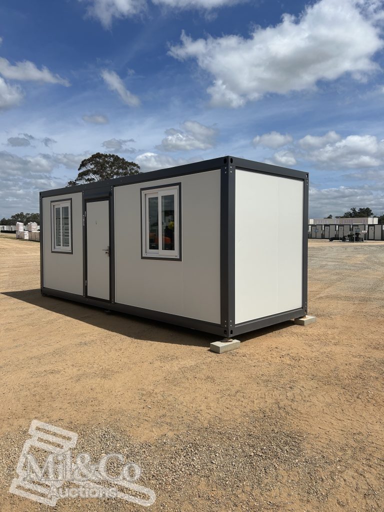 6m Accommodation/Office Block exterior front