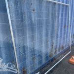 Set of 20 Galvanized Temporary Fence Panels