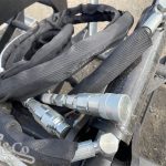 Skid Steer Grapple Attachment hose connections