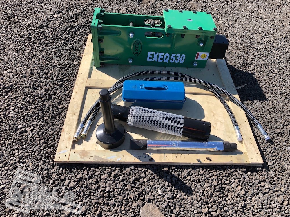 Post Driver / Rock Breaker Attachment for Skid Steer / Excavator EXEQ530