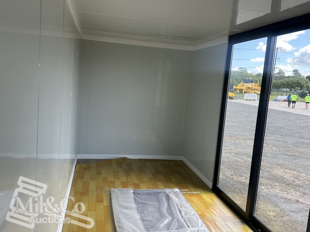 20ft Open Plan Office / Accommodation (Grey) interior