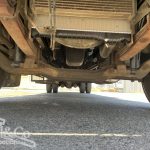 2005 Hino Ranger Tray Back Truck with Crane undercarriage